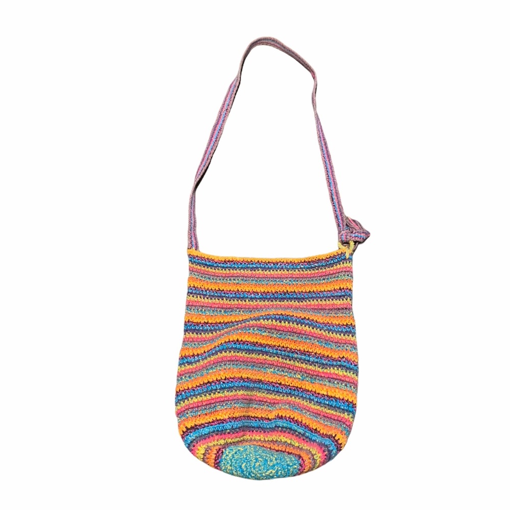 EUCALYPTUS RAINBOW CROSSBODY HOBO BAG